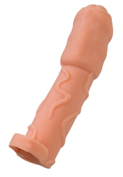Телесная удлиняющая насадка - 16 см. Телесная удлиняющая насадка - 16 см.