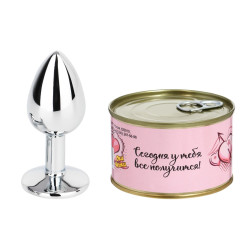 Серебристая анальная пробка в консервной банке  У тебя все получится. Но... 