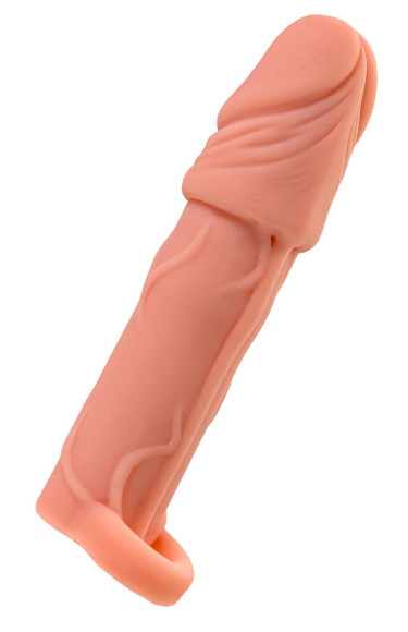 Телесная удлиняющая насадка с подхватом - 16 см. Телесная удлиняющая насадка с подхватом - 16 см.