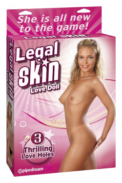 Надувная кукла Legal Skin Love Doll с 3 любовными отверстиями