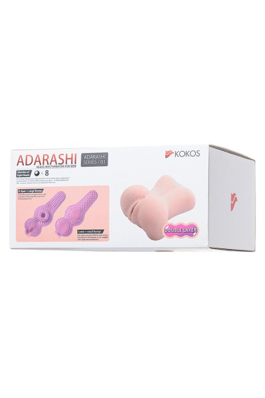 Вагина с двойным слоем материала Adarashi 1 без вибрации 