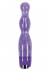 Фиолетовый вибратор STARLIGHT GEMS LIBRA - 20,5 см.