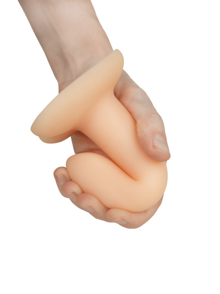 Телесный нереалистичный дилдо Emotional на присоске - 13 см. Телесный нереалистичный дилдо Emotional на присоске - 13 см.