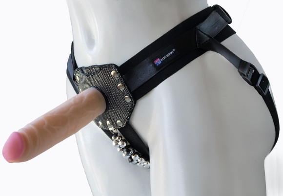 Пояс-трусики с насадкой Glamour Silver - 15,5 см. Пояс-трусики с насадкой Glamour Silver - 15,5 см.