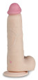 Телесный перезаряжаемый вибратор-реалистик из неоскин - 22 см. Телесный перезаряжаемый вибратор-реалистик из неоскин - 22 см.