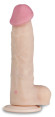 Телесный перезаряжаемый вибратор-реалистик из неоскин - 21,5 см. Телесный перезаряжаемый вибратор-реалистик из неоскин - 21,5 см.