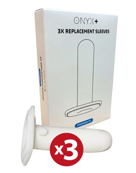 Набор из 3 стандартных сменных рукавов для мастурбатора Onyx Набор из 3 стандартных сменных рукавов для мастурбатора Onyx