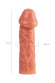 Телесная насадка на фаллос с фиксацией мошонки Cock Sleeve 001 Size M - 15,6 см. Телесная насадка на фаллос с фиксацией мошонки Cock Sleeve 001 Size M - 15,6 см.