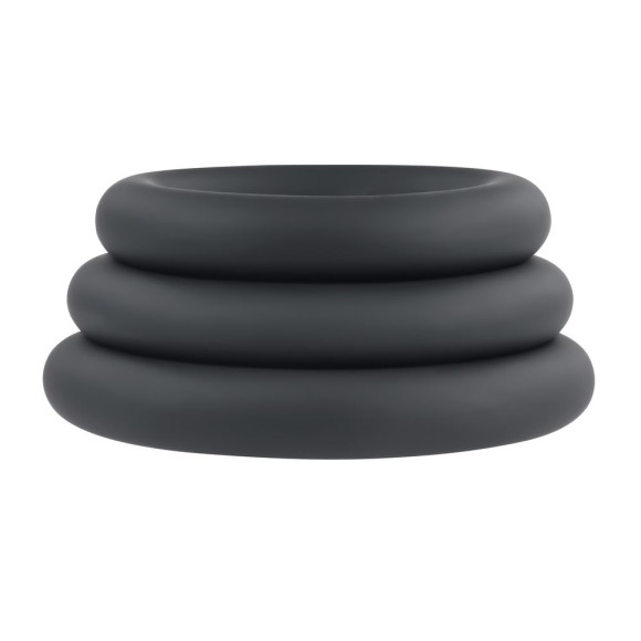 Набор из 3 черных эрекционных колец 3 Ring Circus Набор из 3 черных эрекционных колец 3 Ring Circus