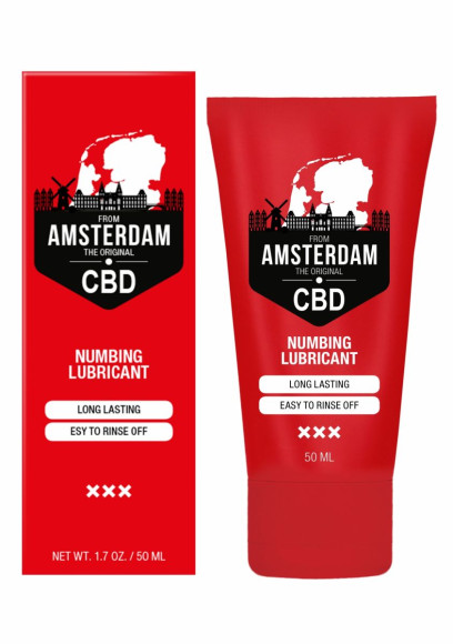 Пролонгирующий лубрикант CBD from Amsterdam Numbing Lubricant - 50 мл. Пролонгирующий лубрикант CBD from Amsterdam Numbing Lubricant - 50 мл.