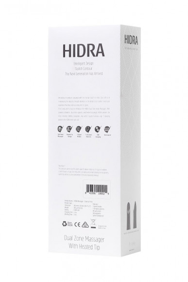 Серый жезловый вибратор Le Stelle HIDRA с нагревом Серый жезловый вибратор Le Stelle HIDRA с нагревом