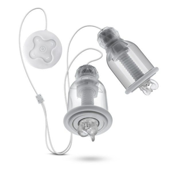 Прозрачные вибронасадки на соски со сменными колпачками Titillator Прозрачные вибронасадки на соски со сменными колпачками Titillator