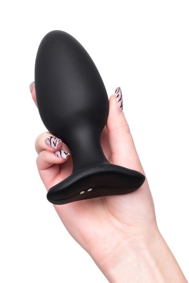 Черная анальная вибропробка HUSH 2 Size L - 12,1 см. Черная анальная вибропробка HUSH 2 Size L - 12,1 см.