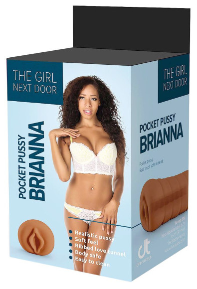 Коричневый мастурбатор-вагина Brianna