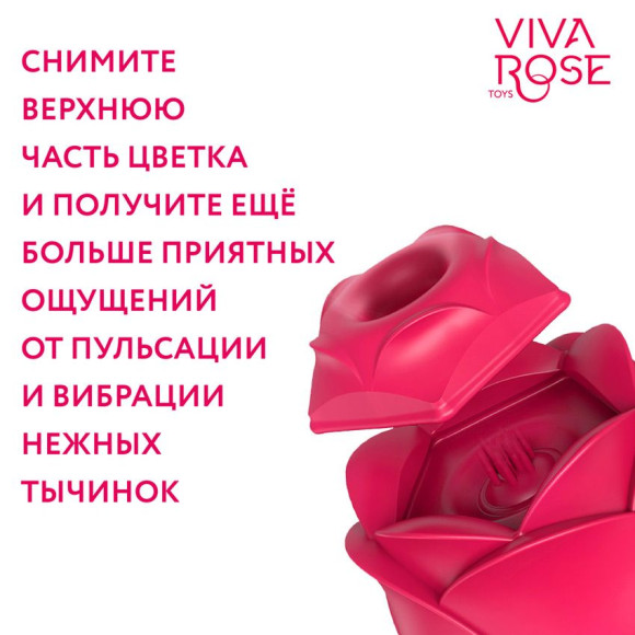 Малиновый двусторонний стимулятор с вибрацией и вакуум-волновой стимуляцией Малиновый двусторонний стимулятор с вибрацией и вакуум-волновой стимуляцией