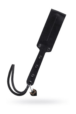 Черный кожаный пэддл - 32 см. Черный кожаный пэддл - 32 см.