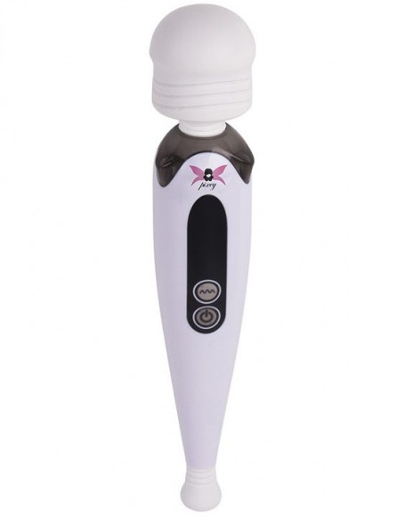 Белый, работающий от сети вибромассажёр Pixey Wand Future - 26,5 см. Белый, работающий от сети вибромассажёр Pixey Wand Future - 26,5 см.