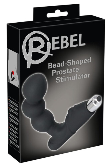 Стимулятор простаты с вибрацией Rebel Bead-shaped Prostate Stimulator Стимулятор простаты с вибрацией Rebel Bead-shaped Prostate Stimulator