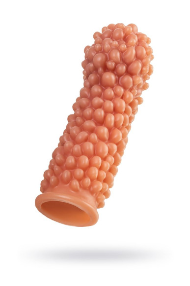 Телесная насадка с мягкими пузырьками - 16,5 см. Телесная насадка с мягкими пузырьками - 16,5 см.