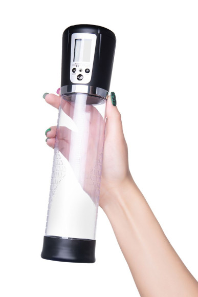 Прозрачная автоматическая помпа для пениса Alrik Прозрачная автоматическая помпа для пениса Alrik