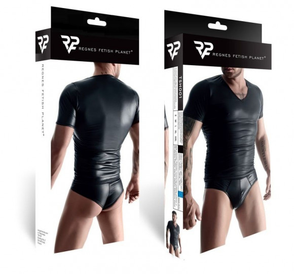 Мужская футболка с эффектом wetlook Мужская футболка с эффектом wetlook