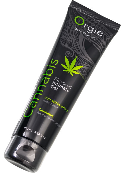 Интимный гель на водной основе Orgie Lube Tube Cannabis - 100 мл. Интимный гель на водной основе Orgie Lube Tube Cannabis - 100 мл.