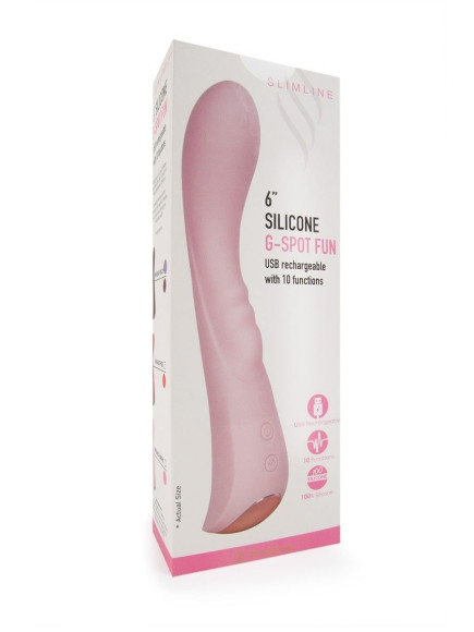 Фиолетовый вибратор для G-стимуляции - 19,1 см. Фиолетовый вибратор для G-стимуляции - 19,1 см.