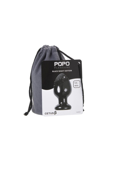 Черная анальная втулка Cetus β - 13 см. Черная анальная втулка Cetus β - 13 см.