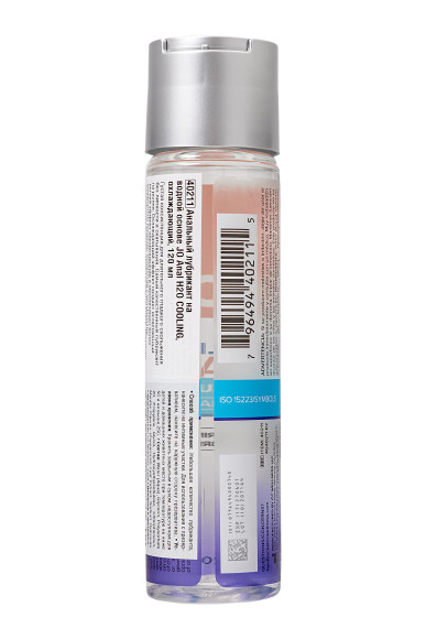 Анальный охлаждающий и обезболивающий лубрикант на водной основе JO Anal H2O COOLING - 120 мл.