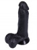 Черный фаллоимитатор-реалистик на присоске №1 - 19 см. Черный фаллоимитатор-реалистик на присоске №1 - 19 см.