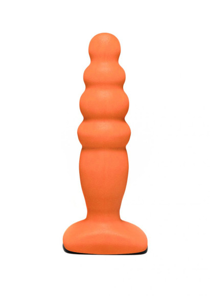 Телесный анальный стимулятор Small Bubble Plug - 11 см. Телесный анальный стимулятор Small Bubble Plug - 11 см.