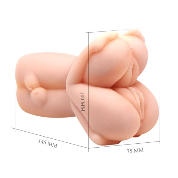 Мастурбатор Passion lady в виде прижатых друг к другу вагин Мастурбатор Passion lady в виде прижатых друг к другу вагин