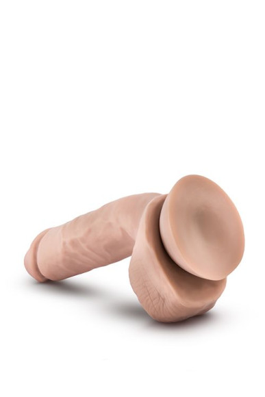 Реалистичный фаллоимитатор с присоской X5 HARD ON BEIGE - 22,2 см. Реалистичный фаллоимитатор с присоской X5 HARD ON BEIGE - 22,2 см.