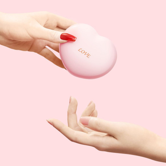 Розовый вакуумный стимулятор Heart в форме сердца Розовый вакуумный стимулятор Heart в форме сердца