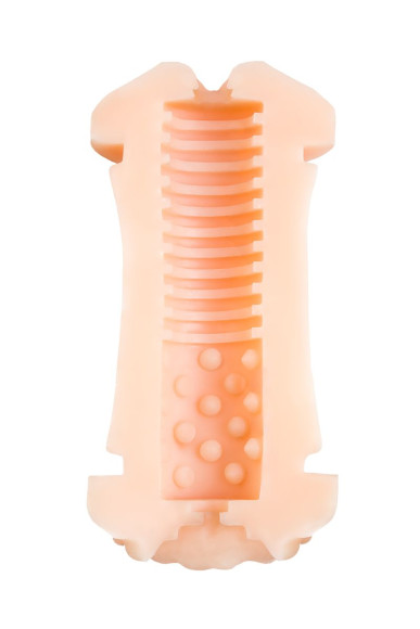 Двухсторонний мастурбатор JOS LULU в синем цилиндре Двухсторонний мастурбатор JOS LULU в синем цилиндре