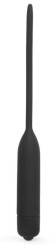 Черный уретральный виброплаг Silicone Vibrating Urethral Dilator - 21 см. Черный уретральный виброплаг Silicone Vibrating Urethral Dilator - 21 см.