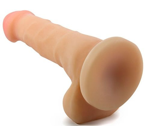 Телесный фаллоимитатор 7 inch Sam - 19 см. Телесный фаллоимитатор 7 inch Sam - 19 см.