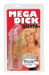 Удлиняющая насадка на пенис Mega Dick Sleeve Transparent Удлиняющая насадка на пенис Mega Dick Sleeve Transparent