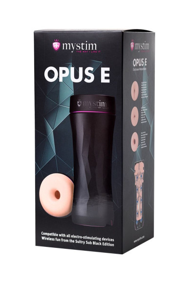 Мастурбатор-анус Opus E Donut с возможностью подключения электростимуляции Мастурбатор-анус Opus E Donut с возможностью подключения электростимуляции