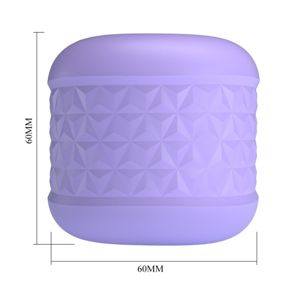 Сиреневый сквозной мастурбатор Cory
