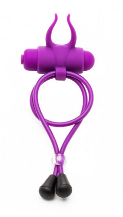 Утягивающее лассо фиолетового цвета с вибрацией The Devil Утягивающее лассо фиолетового цвета с вибрацией The Devil
