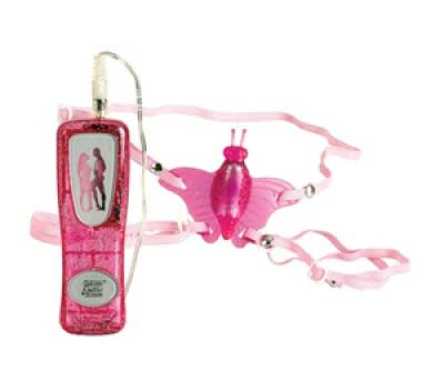 Светящийся розовый стимулятор клитора Micro Butterfly Arouser Светящийся розовый стимулятор клитора Micro Butterfly Arouser