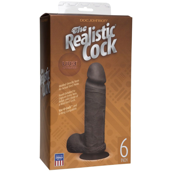 Реалистичный фаллоимитатор The Realistic Cock ULTRASKYN 6” - 17,3 см. Реалистичный фаллоимитатор The Realistic Cock ULTRASKYN 6” - 17,3 см.