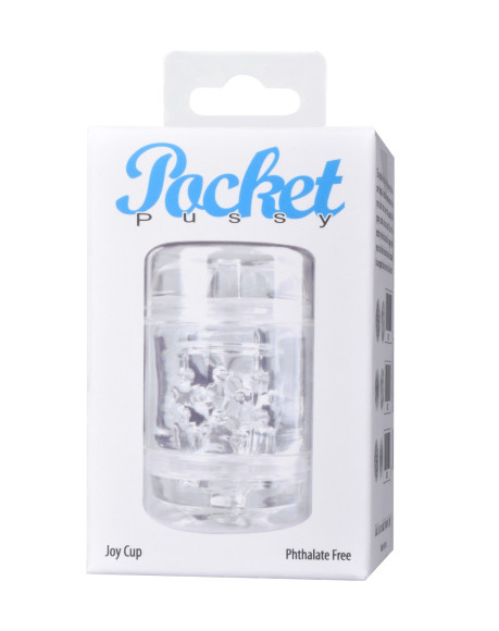 Прозрачный двусторонний мастурбатор Joy Cup - вагина и анус Прозрачный двусторонний мастурбатор Joy Cup - вагина и анус