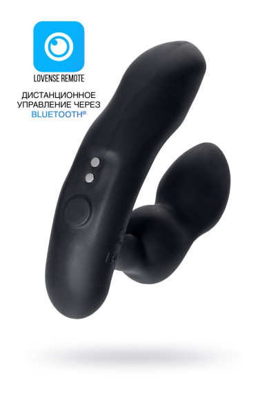 Черный вибростимулятор простаты Edge 2 - 12,4 см. Черный вибростимулятор простаты Edge 2 - 12,4 см.