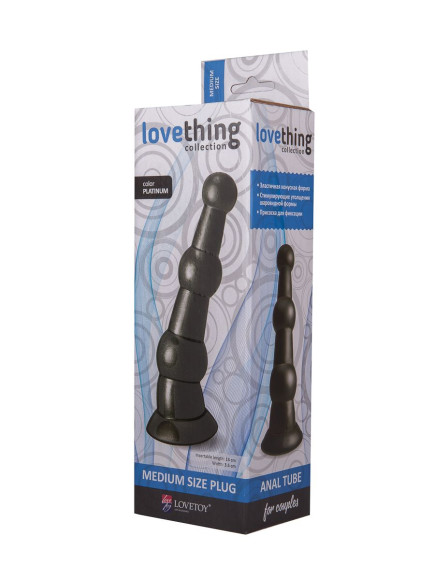 Анальная пробка платинового цвета с изгибом - 15 см. Анальная пробка платинового цвета с изгибом - 15 см.