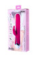 Розовый вибратор с клиторальным стимулятором Balle - 23 см. Розовый вибратор с клиторальным стимулятором Balle - 23 см.