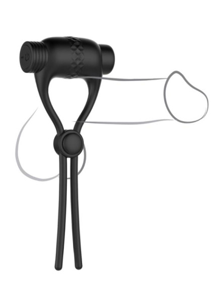 Черное перезаряжаемое эрекционное вибролассо №01 Vibrating Cock Ring Черное перезаряжаемое эрекционное вибролассо №01 Vibrating Cock Ring