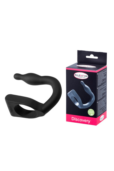 Эрекционное кольцо с вибровтулкой Discovery Эрекционное кольцо с вибровтулкой Discovery