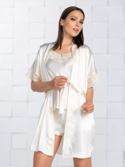 Обворожительный пеньюар с кружевом Обворожительный пеньюар с кружевом